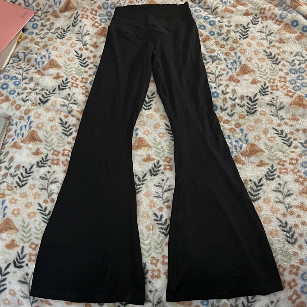 Aerie Black Flare Pants